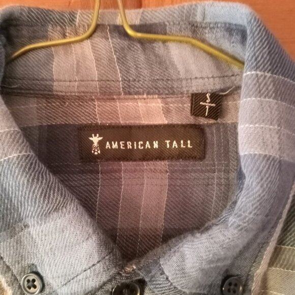 Men's Plaid Shirt, size Small-Tall - Picture 4 of 7